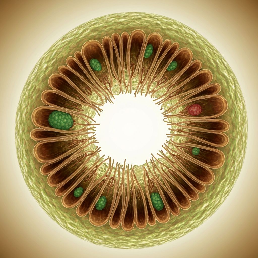 Mitokondriális energiatermelés illusztrációja